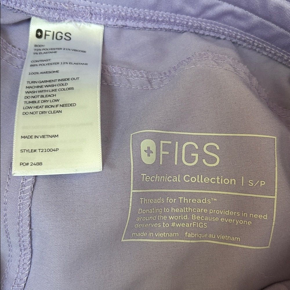 Figs Lavender Kade cargo in S/P - Picture 2 of 2